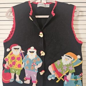 Bellpoint Women's Festive Black Cardigan